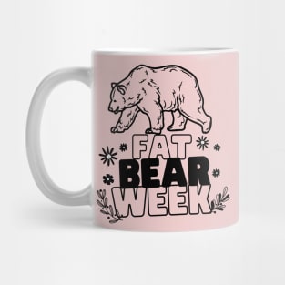 Fat Bear Week, Line Art Design Mug